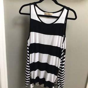 Michael Kors long zipper tank